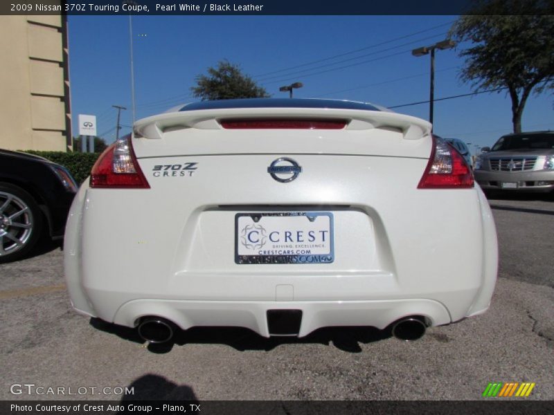 Pearl White / Black Leather 2009 Nissan 370Z Touring Coupe