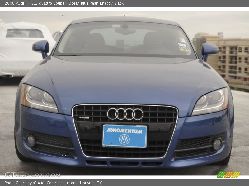 Ocean Blue Pearl Effect / Black 2008 Audi TT 3.2 quattro Coupe