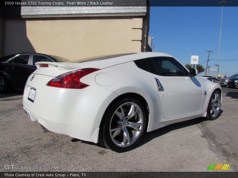 Pearl White / Black Leather 2009 Nissan 370Z Touring Coupe