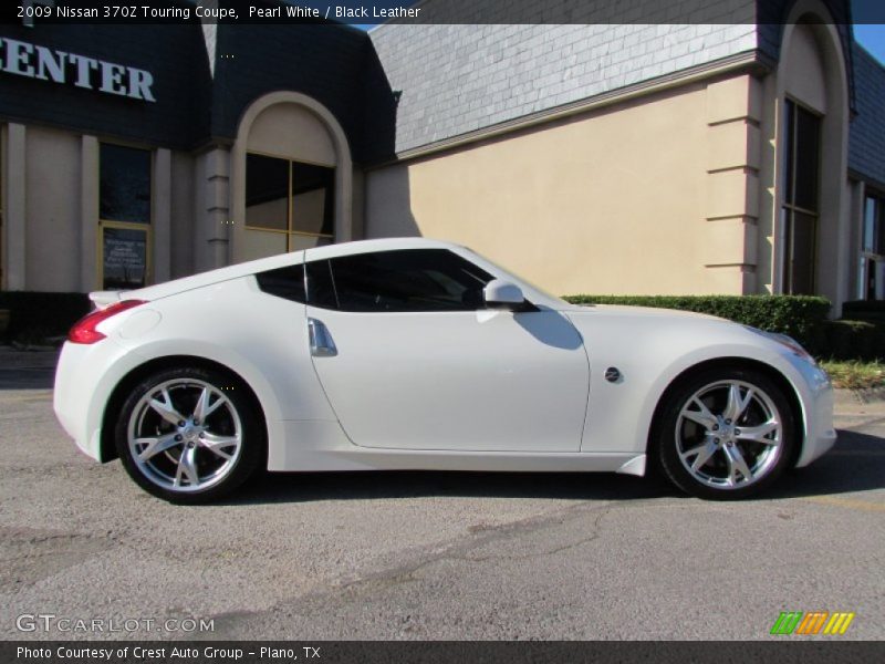 Pearl White / Black Leather 2009 Nissan 370Z Touring Coupe