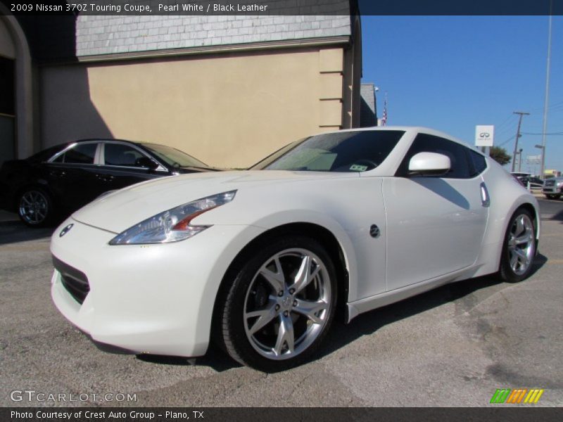 Pearl White / Black Leather 2009 Nissan 370Z Touring Coupe