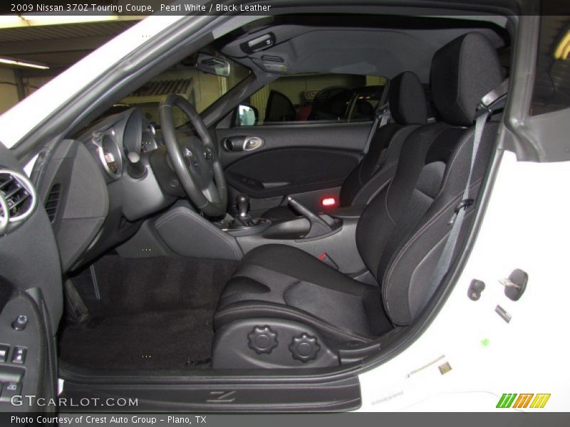 Pearl White / Black Leather 2009 Nissan 370Z Touring Coupe