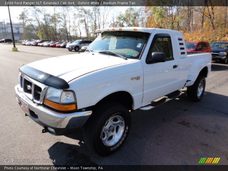 Oxford White / Medium Prairie Tan 1999 Ford Ranger XLT Extended Cab 4x4