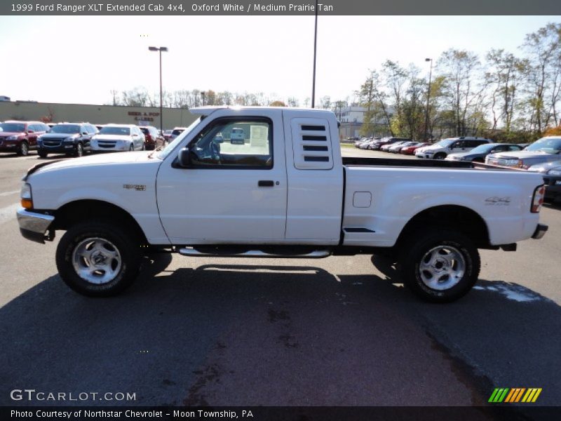Oxford White / Medium Prairie Tan 1999 Ford Ranger XLT Extended Cab 4x4