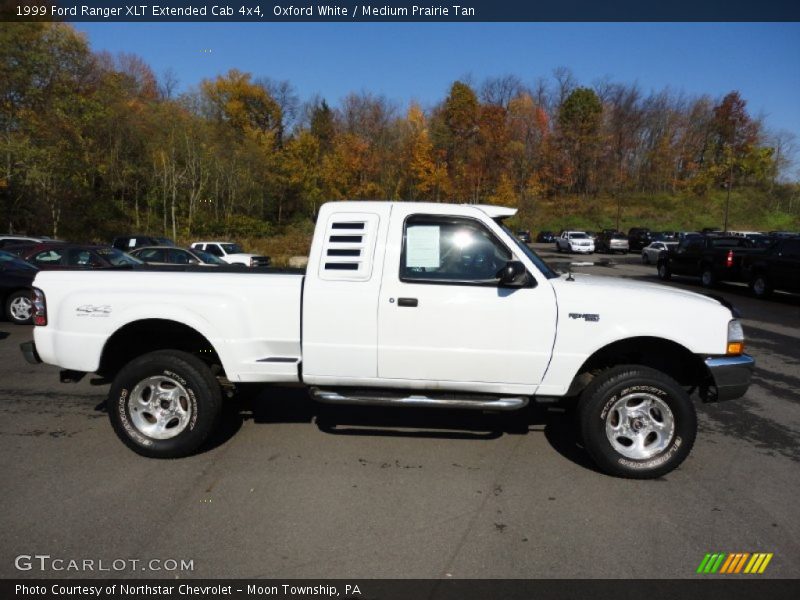 Oxford White / Medium Prairie Tan 1999 Ford Ranger XLT Extended Cab 4x4