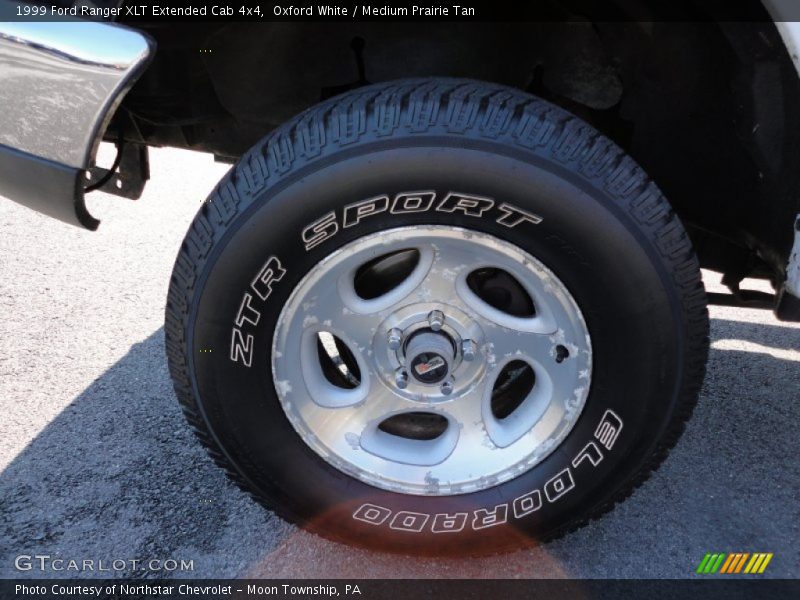 Oxford White / Medium Prairie Tan 1999 Ford Ranger XLT Extended Cab 4x4