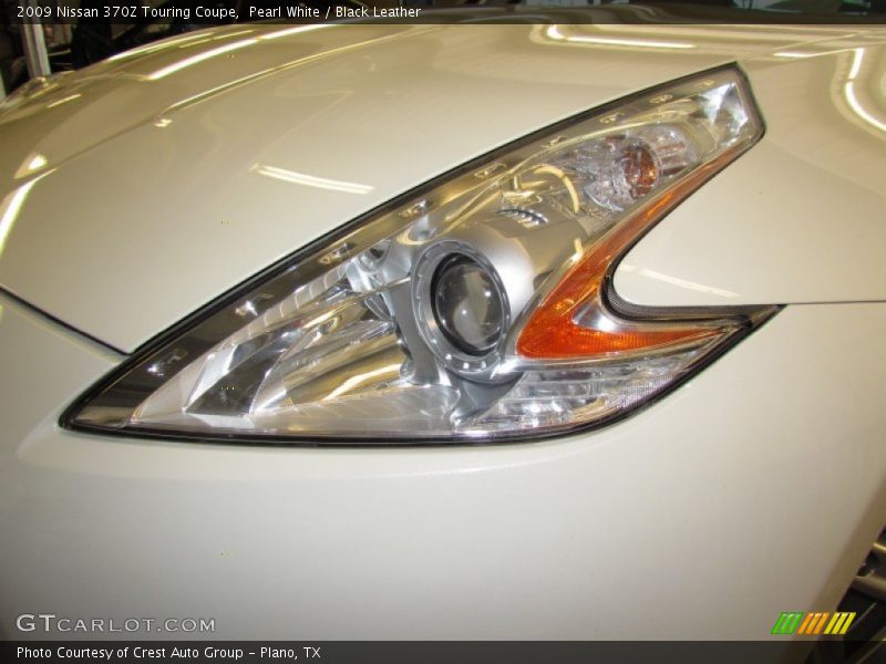 Pearl White / Black Leather 2009 Nissan 370Z Touring Coupe