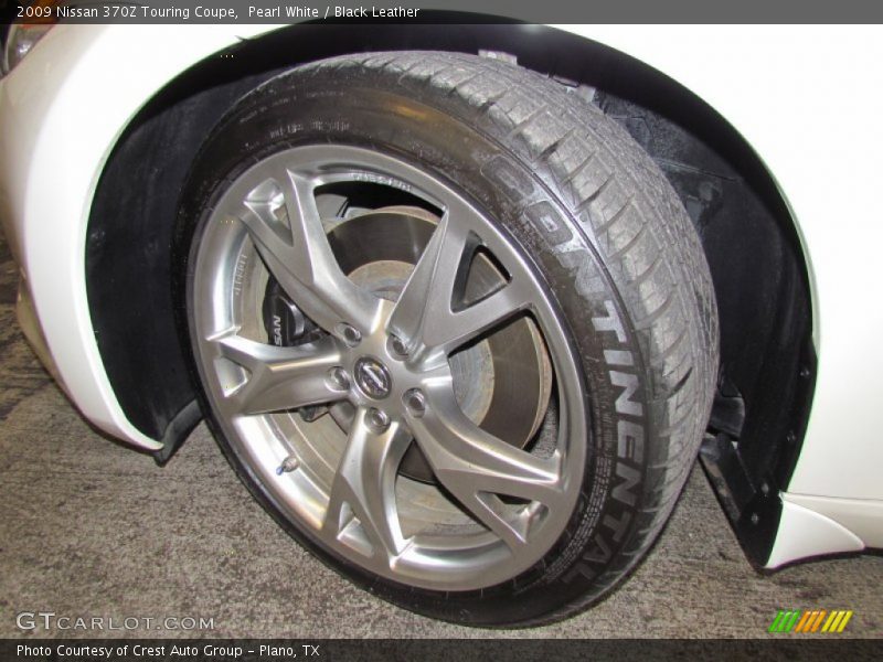 Pearl White / Black Leather 2009 Nissan 370Z Touring Coupe