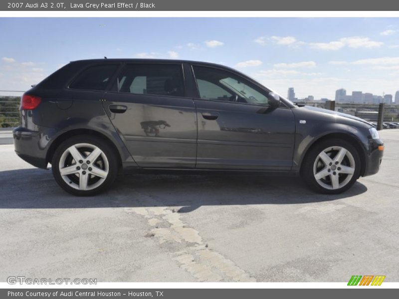Lava Grey Pearl Effect / Black 2007 Audi A3 2.0T