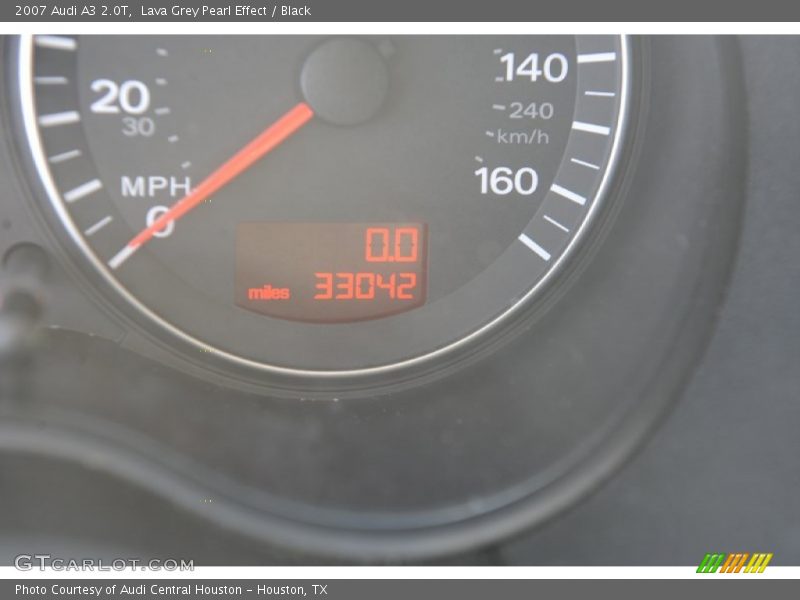 Lava Grey Pearl Effect / Black 2007 Audi A3 2.0T