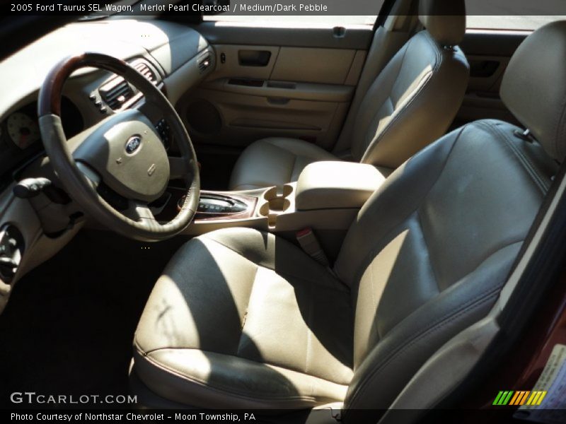 Merlot Pearl Clearcoat / Medium/Dark Pebble 2005 Ford Taurus SEL Wagon