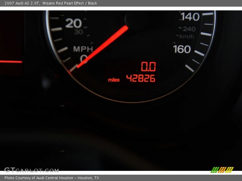 Misano Red Pearl Effect / Black 2007 Audi A3 2.0T