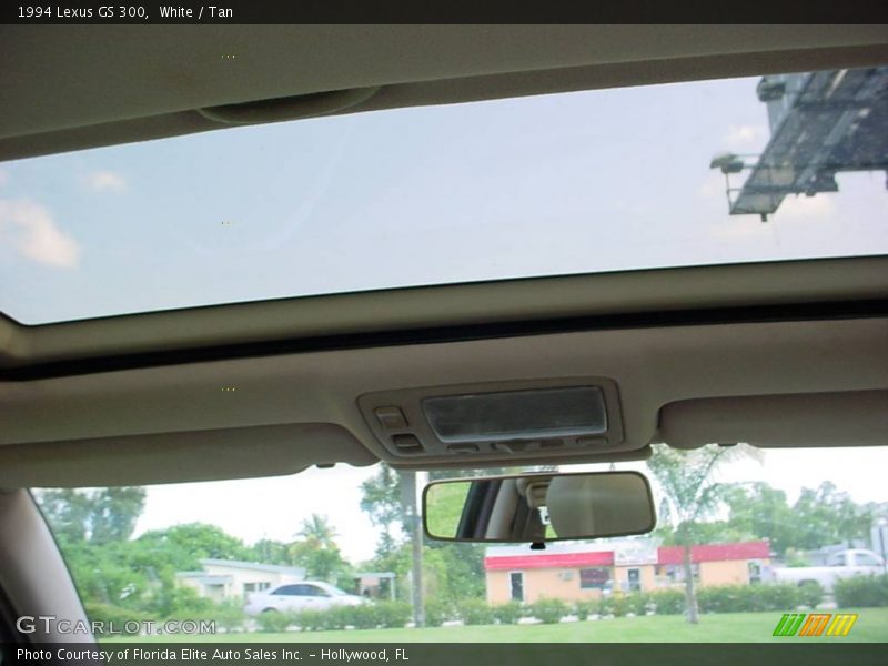 White / Tan 1994 Lexus GS 300