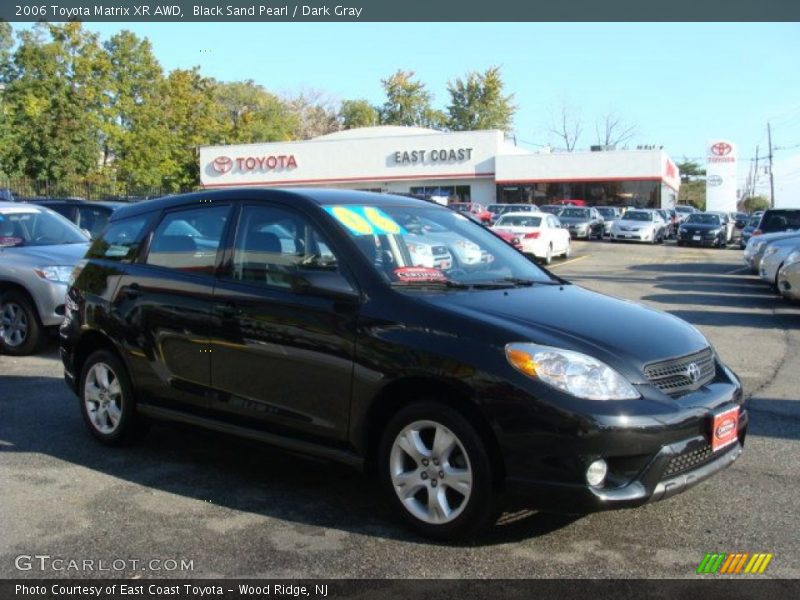 Black Sand Pearl / Dark Gray 2006 Toyota Matrix XR AWD