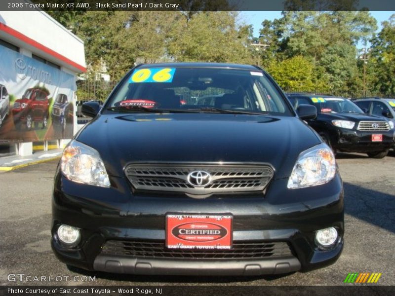 Black Sand Pearl / Dark Gray 2006 Toyota Matrix XR AWD