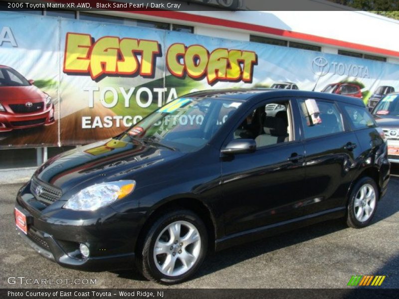 Black Sand Pearl / Dark Gray 2006 Toyota Matrix XR AWD