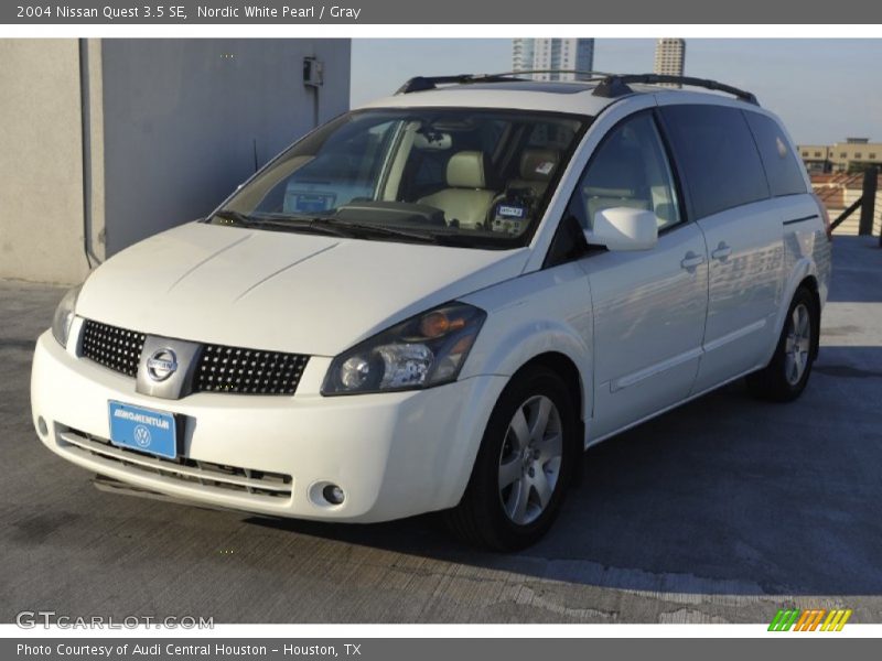 Nordic White Pearl / Gray 2004 Nissan Quest 3.5 SE