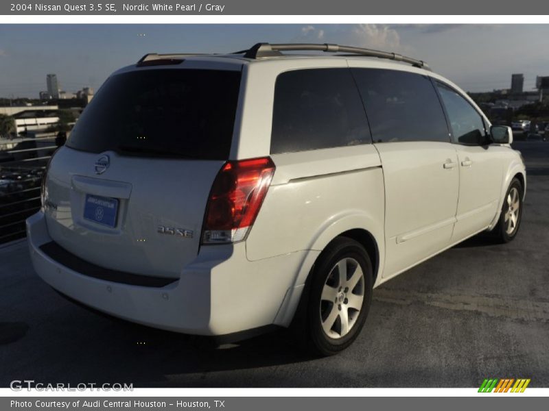 Nordic White Pearl / Gray 2004 Nissan Quest 3.5 SE