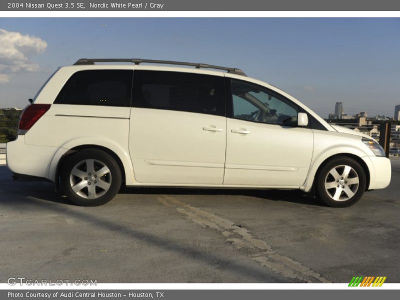 Nordic White Pearl / Gray 2004 Nissan Quest 3.5 SE