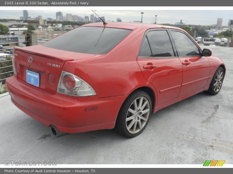 Absolutely Red / Ivory 2003 Lexus IS 300 Sedan