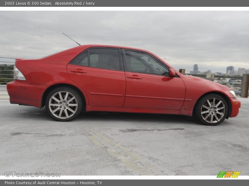  2003 IS 300 Sedan Absolutely Red