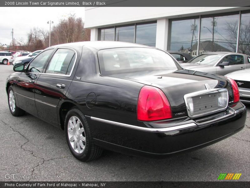 Black / Black 2008 Lincoln Town Car Signature Limited