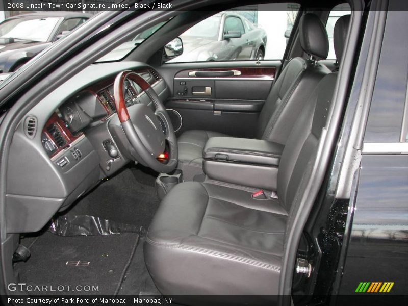 Black / Black 2008 Lincoln Town Car Signature Limited