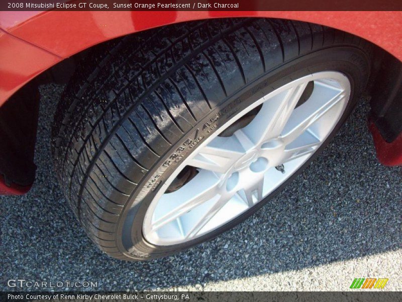 Sunset Orange Pearlescent / Dark Charcoal 2008 Mitsubishi Eclipse GT Coupe