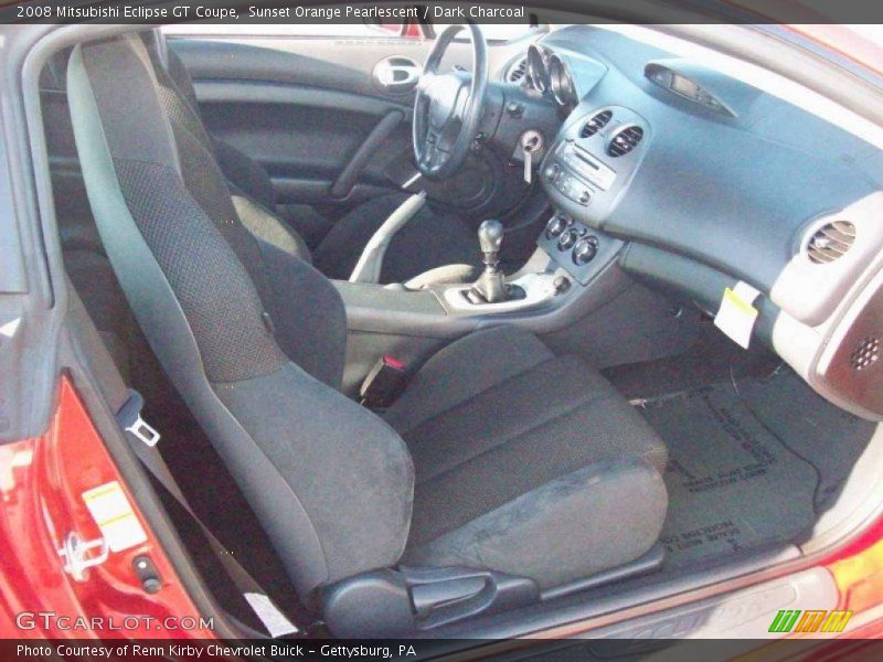 Sunset Orange Pearlescent / Dark Charcoal 2008 Mitsubishi Eclipse GT Coupe