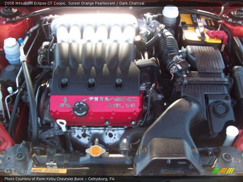 Sunset Orange Pearlescent / Dark Charcoal 2008 Mitsubishi Eclipse GT Coupe