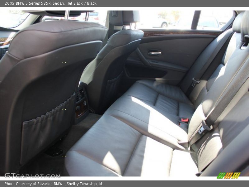 Jet Black / Black 2009 BMW 5 Series 535xi Sedan