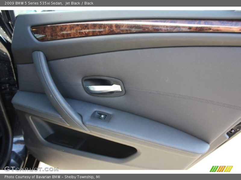 Jet Black / Black 2009 BMW 5 Series 535xi Sedan