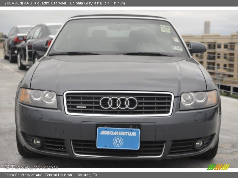 Dolphin Grey Metallic / Platinum 2004 Audi A4 3.0 quattro Cabriolet