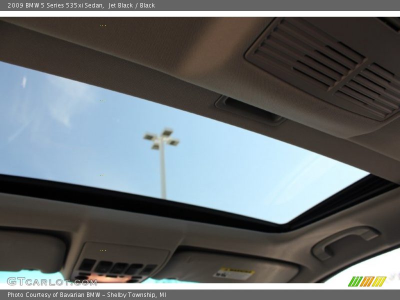 Jet Black / Black 2009 BMW 5 Series 535xi Sedan