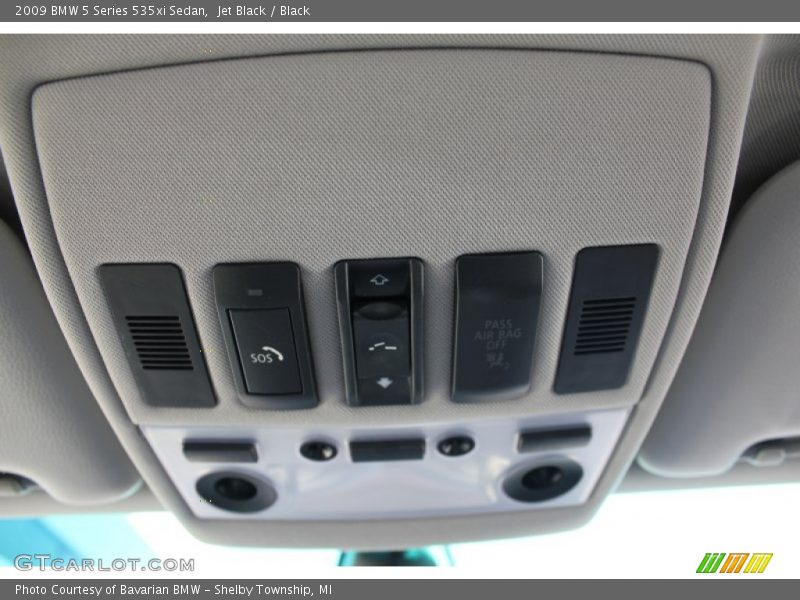 Jet Black / Black 2009 BMW 5 Series 535xi Sedan