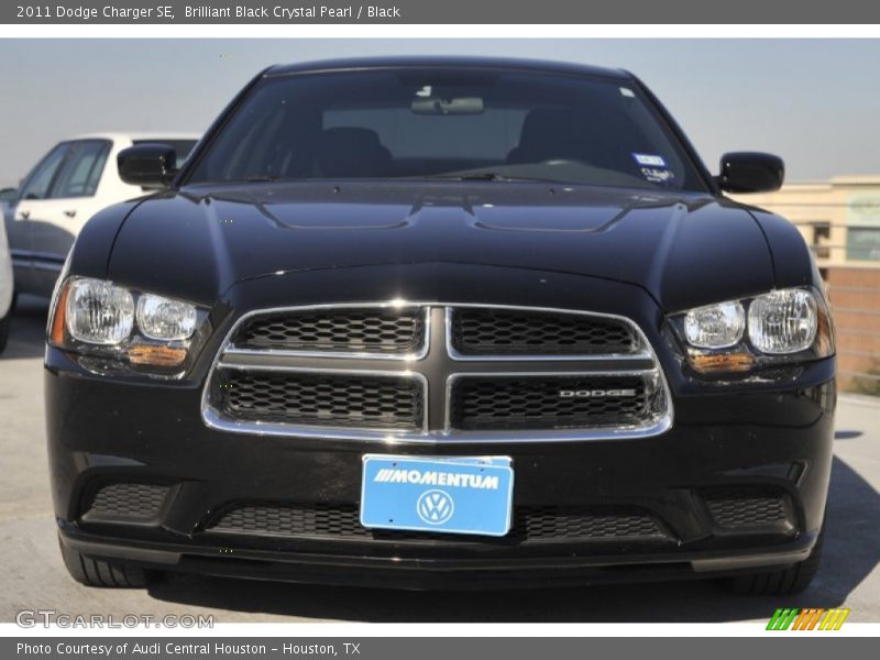 Brilliant Black Crystal Pearl / Black 2011 Dodge Charger SE