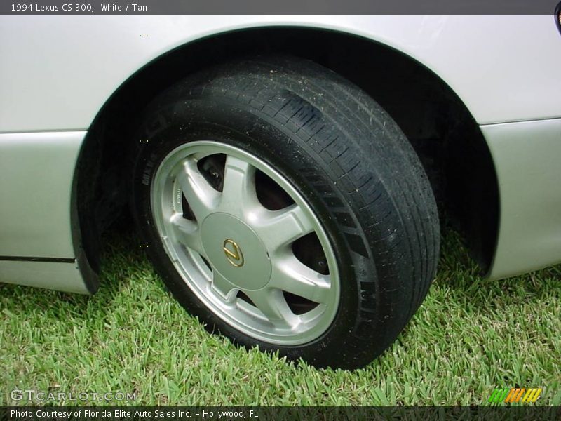White / Tan 1994 Lexus GS 300