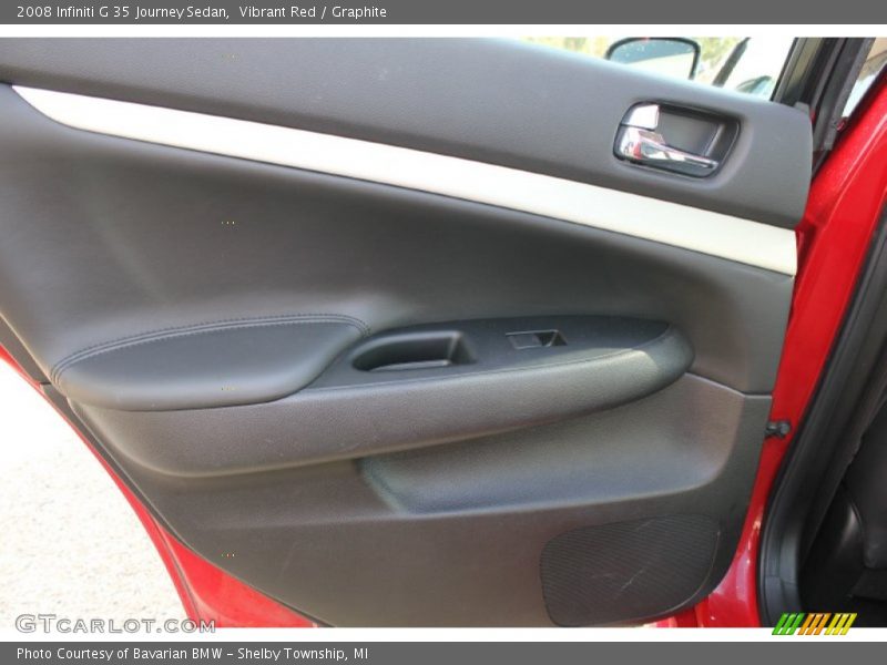 Vibrant Red / Graphite 2008 Infiniti G 35 Journey Sedan