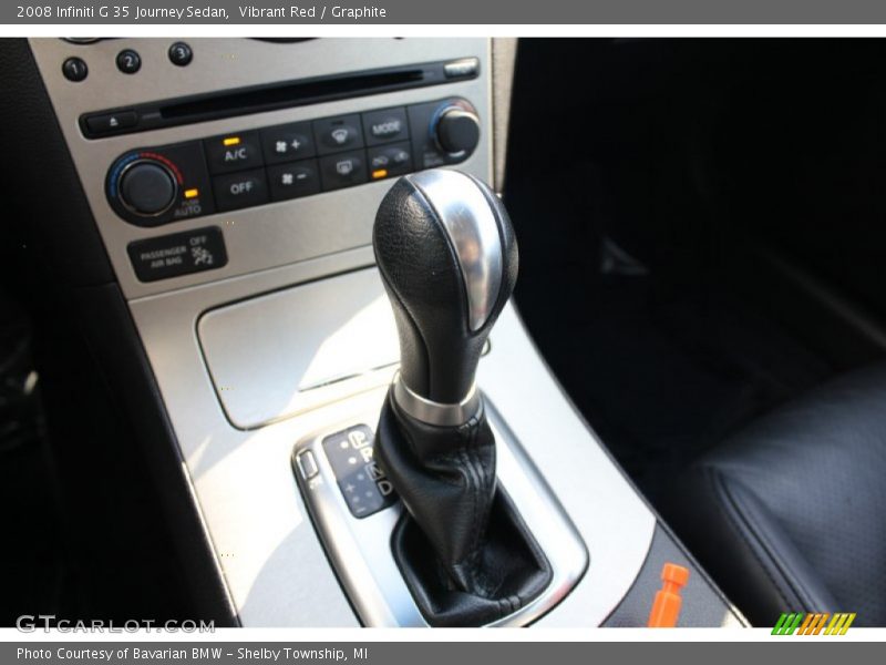 Vibrant Red / Graphite 2008 Infiniti G 35 Journey Sedan