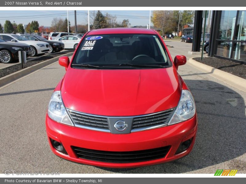 Red Alert / Charcoal 2007 Nissan Versa S