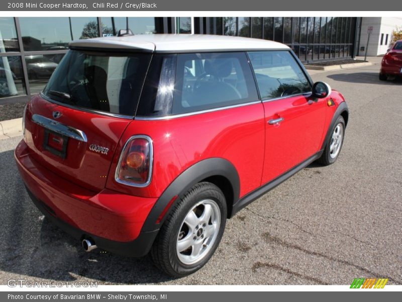 Chili Red / Grey/Black 2008 Mini Cooper Hardtop