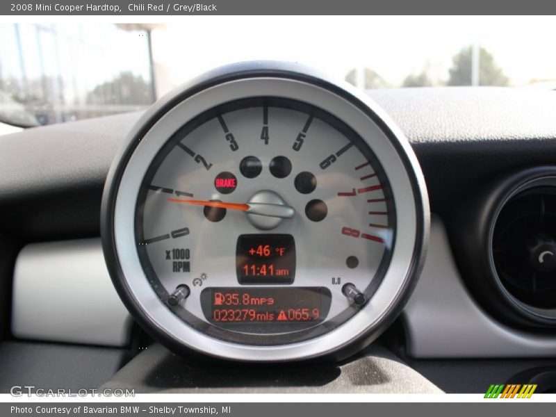 Chili Red / Grey/Black 2008 Mini Cooper Hardtop