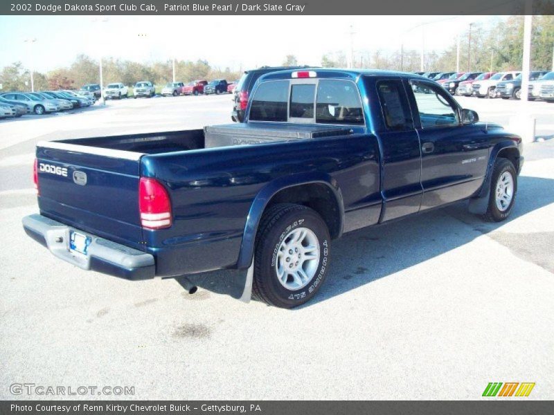 Patriot Blue Pearl / Dark Slate Gray 2002 Dodge Dakota Sport Club Cab