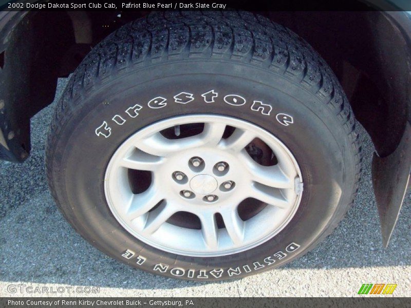 Patriot Blue Pearl / Dark Slate Gray 2002 Dodge Dakota Sport Club Cab