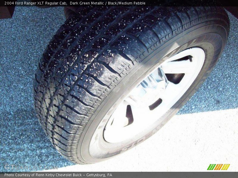 Dark Green Metallic / Black/Medium Pebble 2004 Ford Ranger XLT Regular Cab
