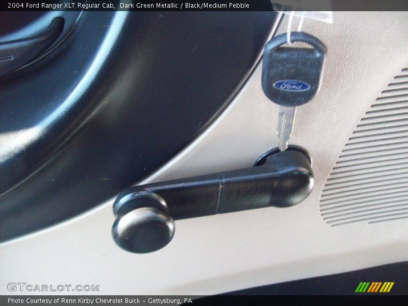 Dark Green Metallic / Black/Medium Pebble 2004 Ford Ranger XLT Regular Cab