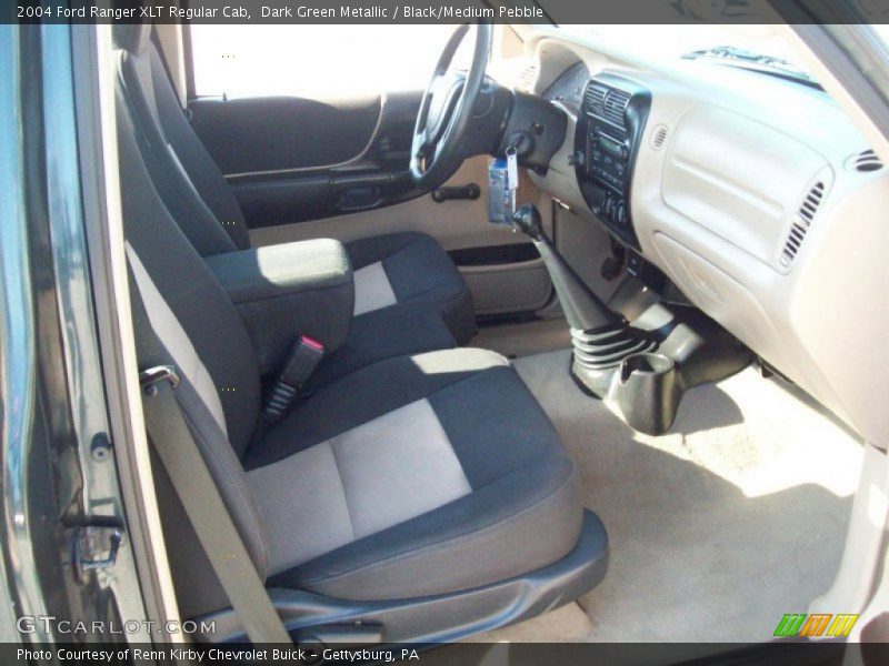 Dark Green Metallic / Black/Medium Pebble 2004 Ford Ranger XLT Regular Cab