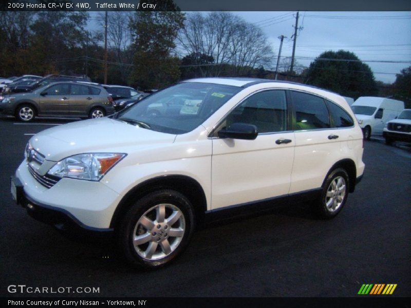 Taffeta White / Gray 2009 Honda CR-V EX 4WD