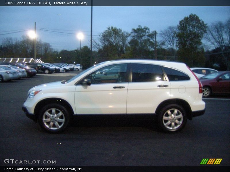 Taffeta White / Gray 2009 Honda CR-V EX 4WD
