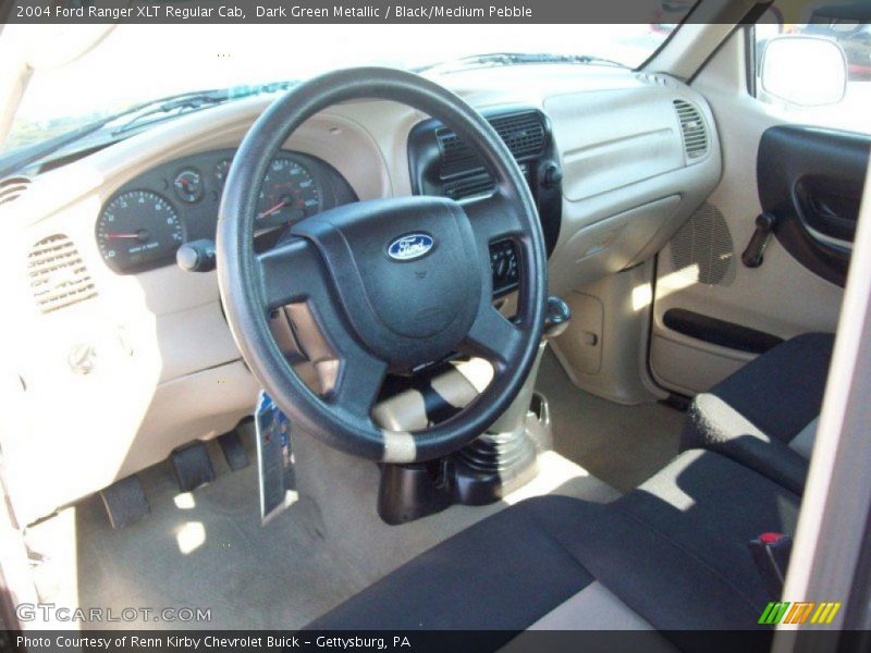 Dark Green Metallic / Black/Medium Pebble 2004 Ford Ranger XLT Regular Cab